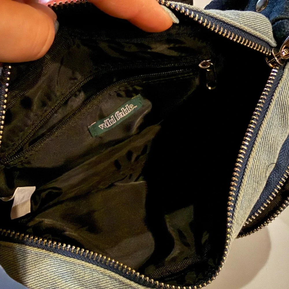Wild Fable Patchwork Denim Crossbody Bag - Picture 3 of 5